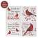 Cardinal Blocks - Always, Be Still, Love, Heaven 4 Asstd., #39090