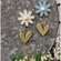 Distressed Wood Daisy Magnet - 2 Asstd.
