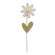 Distressed Wood Daisy Magnet - 2 Asstd.