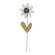 Distressed Wood Daisy Magnet - 2 Asstd.