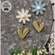 Distressed Wood Daisy Magnet - 2 Asstd.