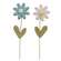 Distressed Wood Daisy Magnet - 2 Asstd.