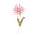 Distressed Wood Flower Magnets - 2 Asstd.