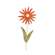 Distressed Wood Flower Magnets - 2 Asstd.