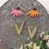 Distressed Wood Coneflower Magnet - 2 Asstd.