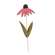 Distressed Wood Coneflower Magnet - 2 Asstd.
