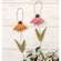 Distressed Wood Coneflower Hanger - 2 Asstd.