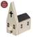 Distressed Wooden Primitive Church Block, #39122