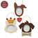 Shaped Dog Frame Ornaments - 3 Asstd
