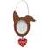 Shaped Dog Frame Ornaments - 3 Asstd