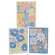 Blue Floral 4.5in x 6in. Blocks 3 Asstd