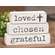 Loved Chosen Grateful Chunky Religious Block, #39185