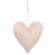 Plush Velvet Heart Ornaments, 3/Set, CW5018