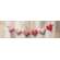 Vintage Patchwork Hearts Garland - 60"L