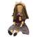 Mara Doll with Button Wreath