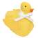 Yellow & White Gingham Check Stuffed Duck, #CW5060