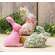 3 Set - Mixed Vintage Floral Pattern Bunny Sitters