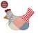 Patchwork Chicken Pillow
