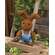 Bobby Bunny Hanger in Overalls, #JL25014