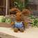 Bobby Bunny Hanger in Overalls, #JL25014