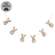 Fuzzy Tail Bunny Garland - 57"
