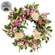 Blushing Butterfly Garden Wreath - 24"