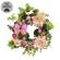 Blushing Butterfly Garden Candle Ring - 6.5"