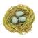 6/Set - Mini Speckled Eggs in Mossy Nests