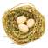6/Set - Mini Speckled Eggs in Mossy Nests