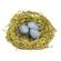 6/Set - Mini Speckled Eggs in Mossy Nests