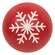Snowflake Engraved Decorative Ball - 4" - 2 Asstd.