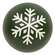 Snowflake Engraved Decorative Ball - 4" - 2 Asstd.