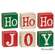 3 Set - Ho Ho Ho/Joy Reversible Wooden Blocks