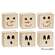 3 Set - Snowman/Ghost Reversible Wooden Blocks