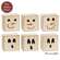 3 Set - Snowman/Ghost Reversible Wooden Blocks