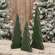 3 Set - Distressed Wooden Chunky Christmas Tree Sitters