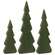 3 Set - Distressed Wooden Chunky Christmas Tree Sitters