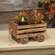 Natural Wooden Wagon With Jute Handle