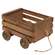 Natural Wooden Wagon With Jute Handle