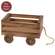 Natural Wooden Wagon With Jute Handle