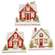 Snow Place Like Home Glittered Wooden House Sitter - 3 Asstd.