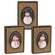 Layered Winter's Night Snowman Burlap Box Sign - 3 Asstd.