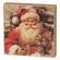 Vintage Santa Portrait 4" Square Block - 3 Asstd.