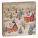 Snowy Vintage Village 4" Square Block - 3 Asstd.