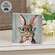Bunny In Pink Specs Block - 5 In Sq., 51751