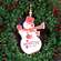 Frosty's Snow Cones Metal Snowman Hanger 60480