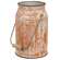 Distressed Metal Jack O'Lantern Luminary