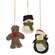 Felt Christmas Ornaments - Set of 3