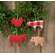 Stuffed Country Flower Horse Ornament