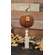 Primitive Mossy Top Pumpkin on Pedestal - 19.5"H